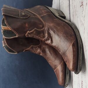 Liberty Black Brown Western Boots Size 10